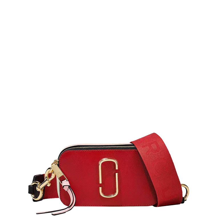 Marc Jacobs The Colorblock Snapshot, True Red Multi